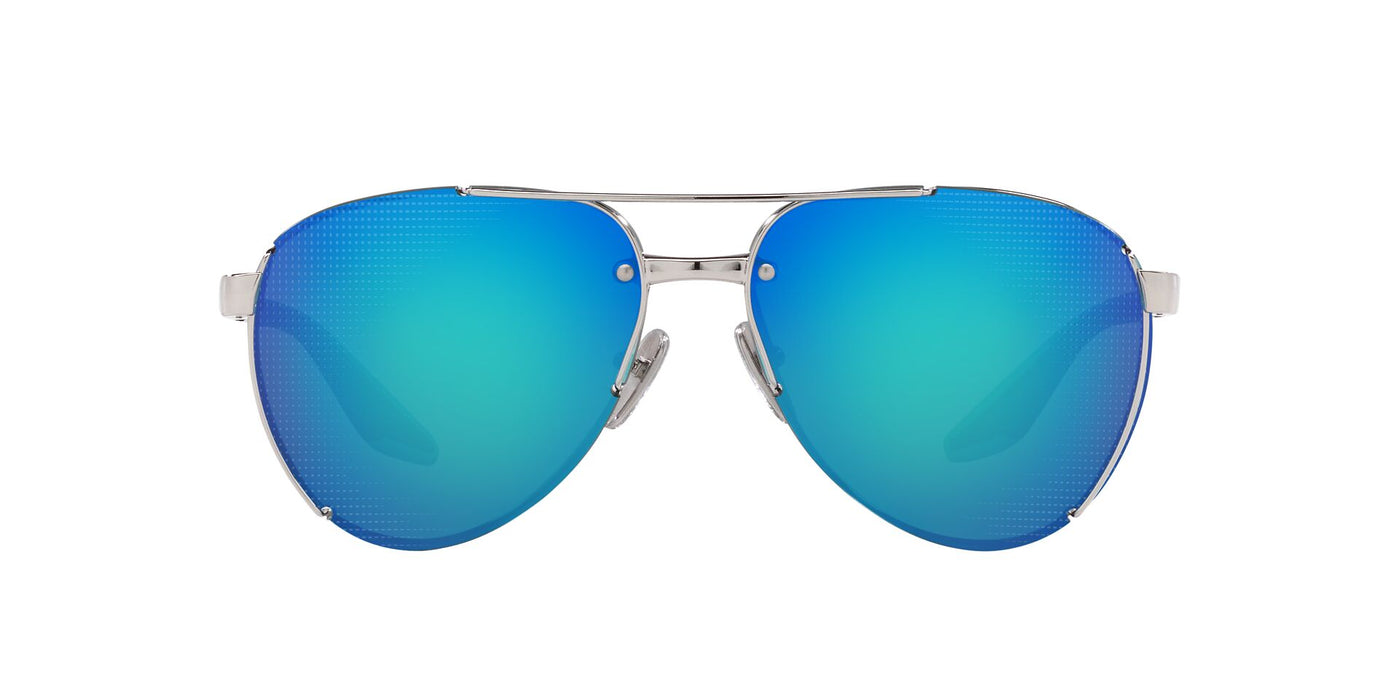 Prada Sport Linea Rossa SPS51Y Silver/Light Green Blue Mirror #colour_silver-light-green-blue-mirror