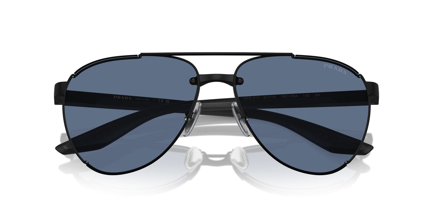 Prada Linea Rossa SPS51Y Matte Black/Dark Blue #colour_matte-black-dark-blue