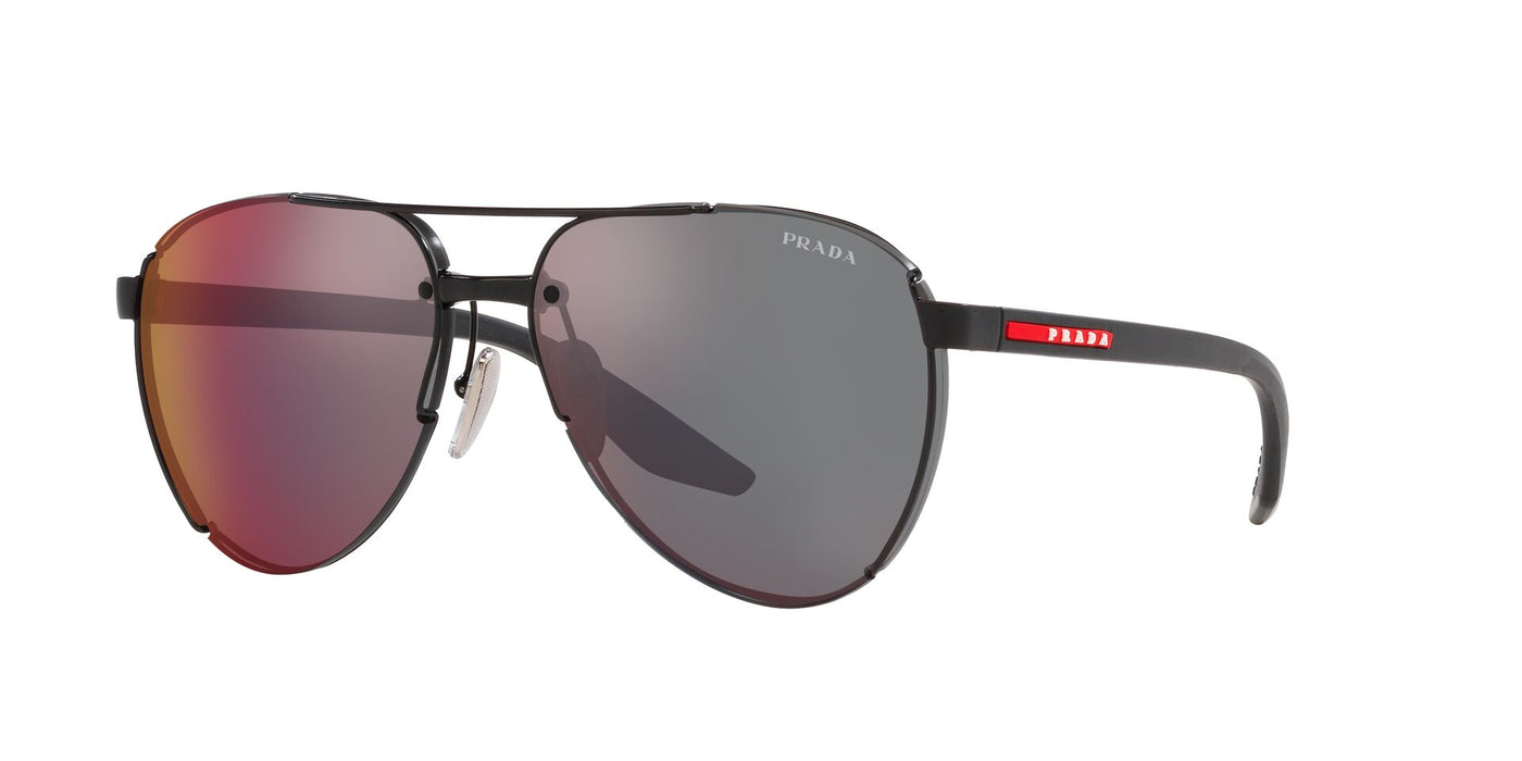 Prada Sport Linea Rossa SPS51Y Matte Black/Dark Grey Blue/Red Mirror #colour_matte-black-dark-grey-blue-red-mirror