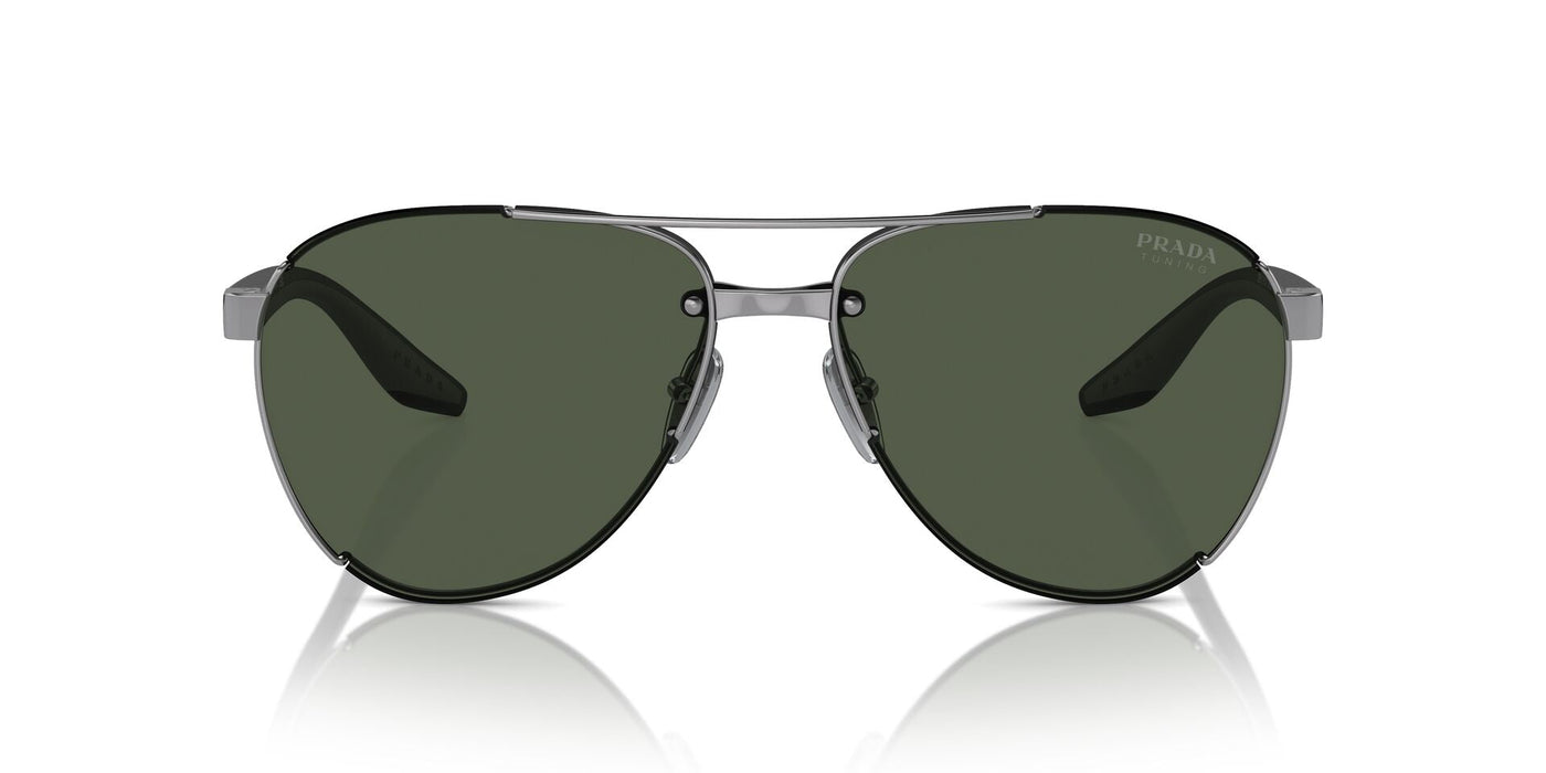 Prada Linea Rossa SPS51Y Gunmetal/Light Green Tuning #colour_gunmetal-light-green-tuning