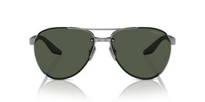 Prada Linea Rossa SPS51Y Gunmetal/Light Green Tuning #colour_gunmetal-light-green-tuning