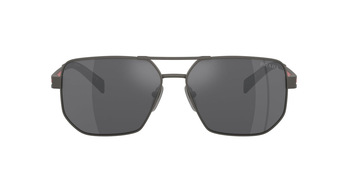 Prada Linea Rossa SPS51Z Matte Gunmetal/Grey Silver Mirror #colour_matte-gunmetal-grey-silver-mirror