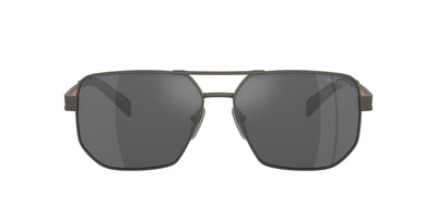 Prada Linea Rossa SPS51Z Matte Gunmetal/Grey Silver Mirror #colour_matte-gunmetal-grey-silver-mirror
