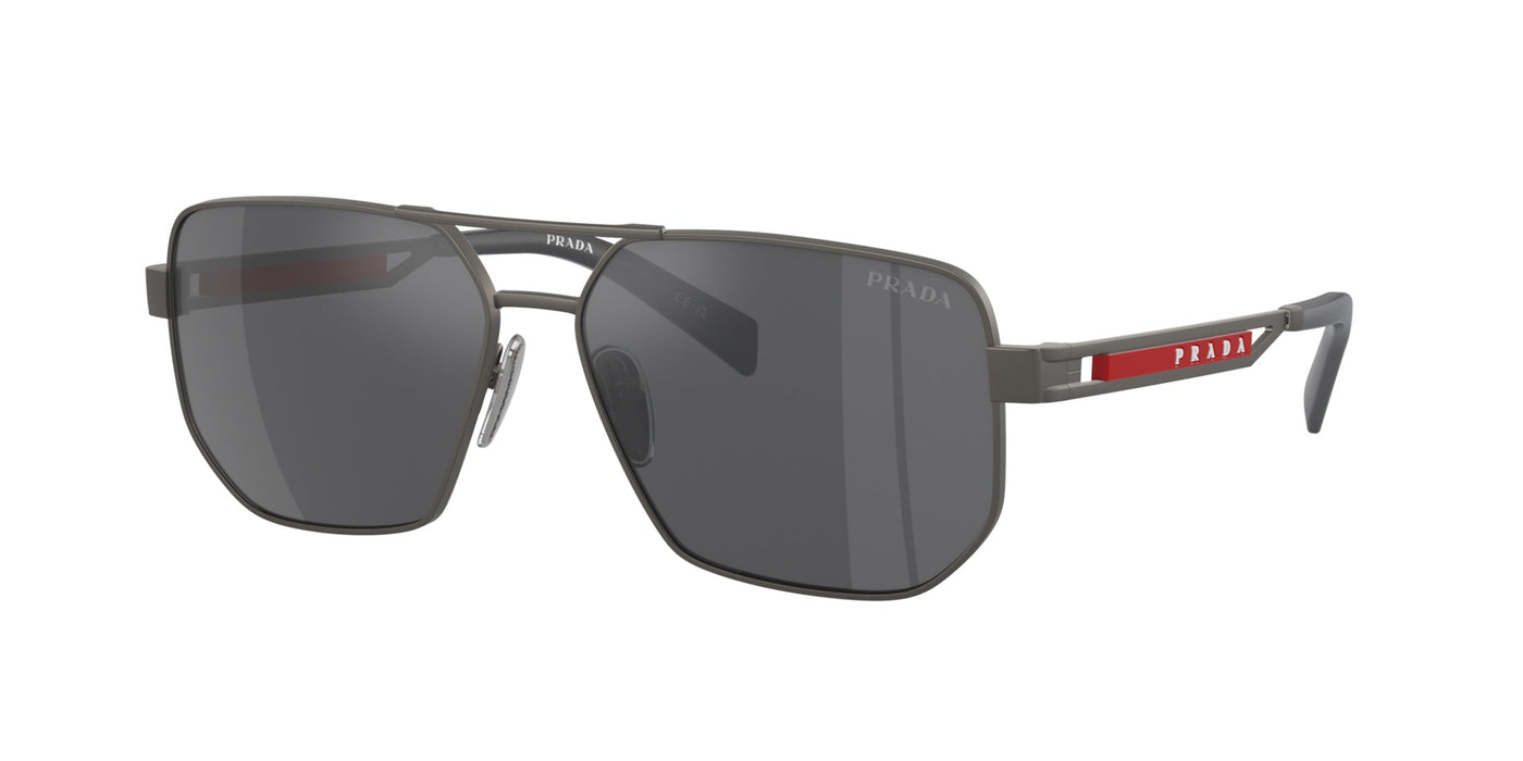 Prada Linea Rossa SPS51Z Matte Gunmetal/Grey Silver Mirror #colour_matte-gunmetal-grey-silver-mirror