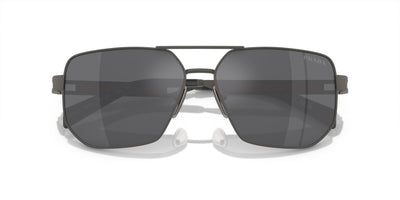 Prada Linea Rossa SPS51Z Matte Gunmetal/Grey Silver Mirror #colour_matte-gunmetal-grey-silver-mirror