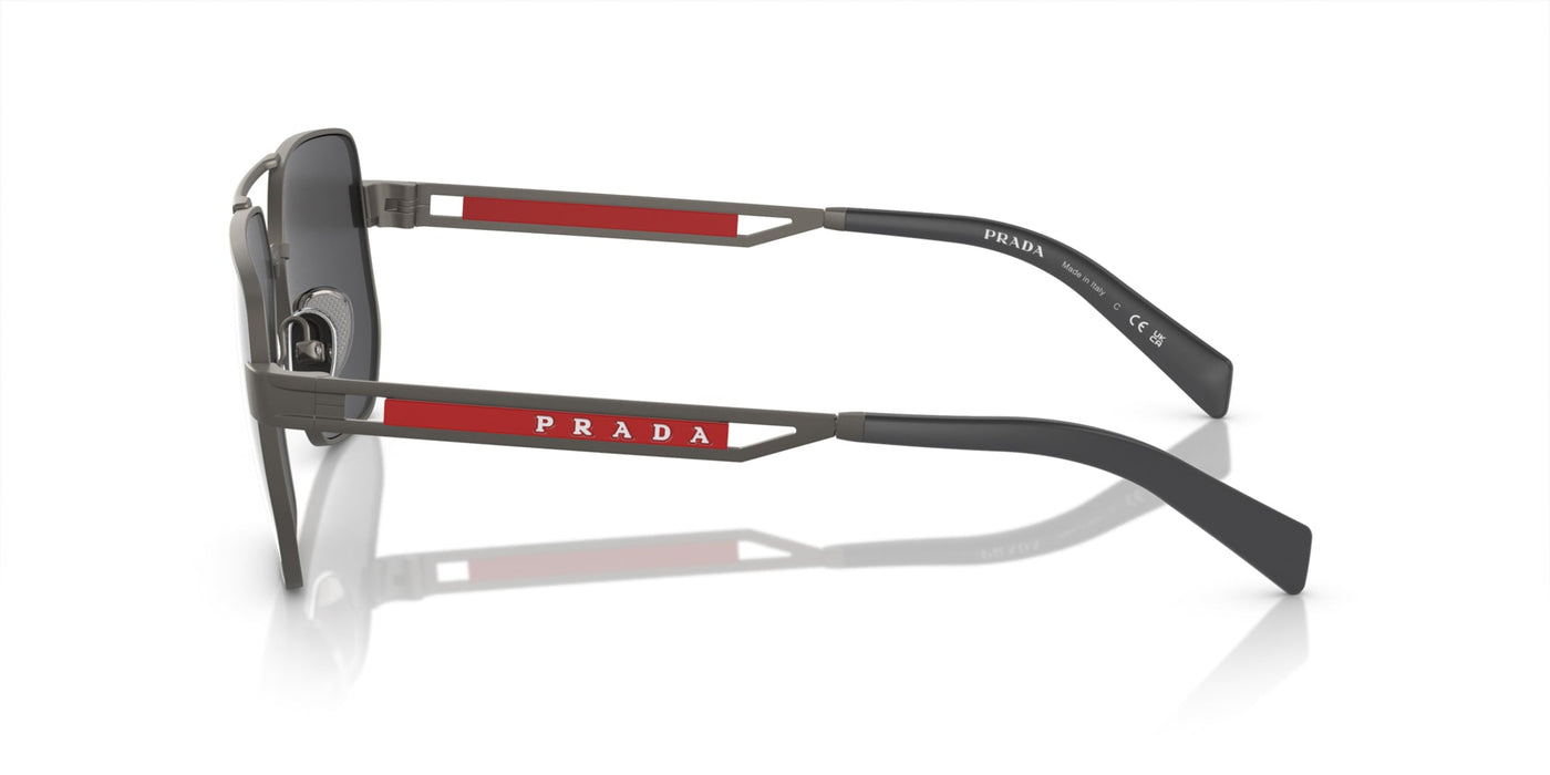 Prada Linea Rossa SPS51Z Matte Gunmetal/Grey Silver Mirror #colour_matte-gunmetal-grey-silver-mirror