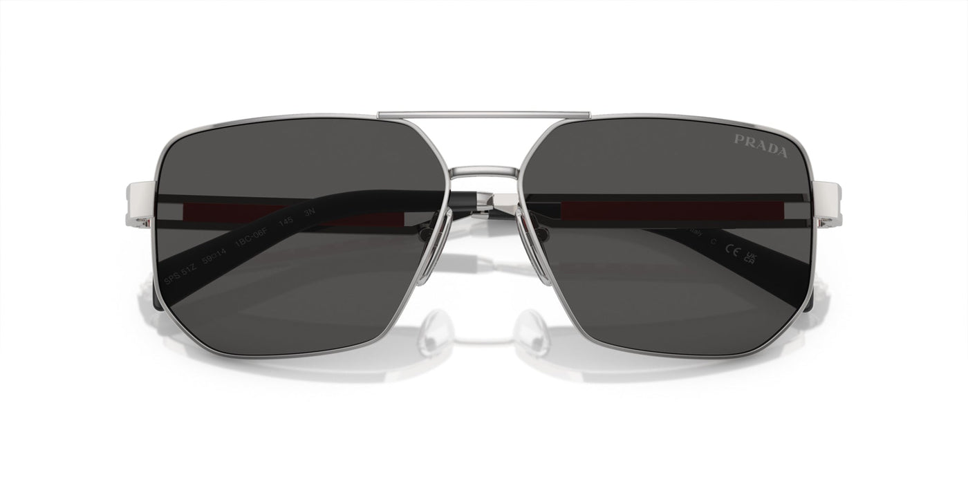 Prada Linea Rossa SPS51Z Silver/Dark Grey #colour_silver-dark-grey