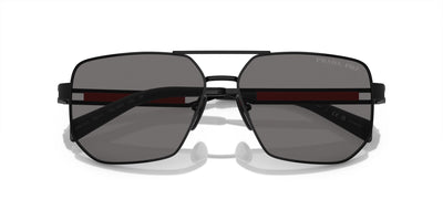 Prada Linea Rossa SPS51Z Matte Black/Dark Grey Polarised #colour_matte-black-dark-grey-polarised