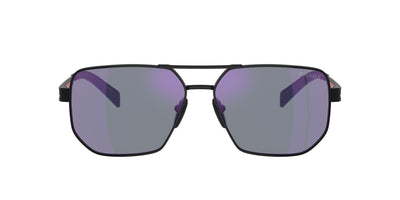 Prada Linea Rossa SPS51Z Matte Black/Dark Blue Violet Mirror #colour_matte-black-dark-blue-violet-mirror