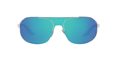 Prada Sport Linea Rossa SPS53Y Silver/Light Green Blue Mirror #colour_silver-light-green-blue-mirror