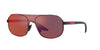 Prada Sport Linea Rossa SPS53Y Matte Black/Brown Orange Mirror #colour_matte-black-brown-orange-mirror