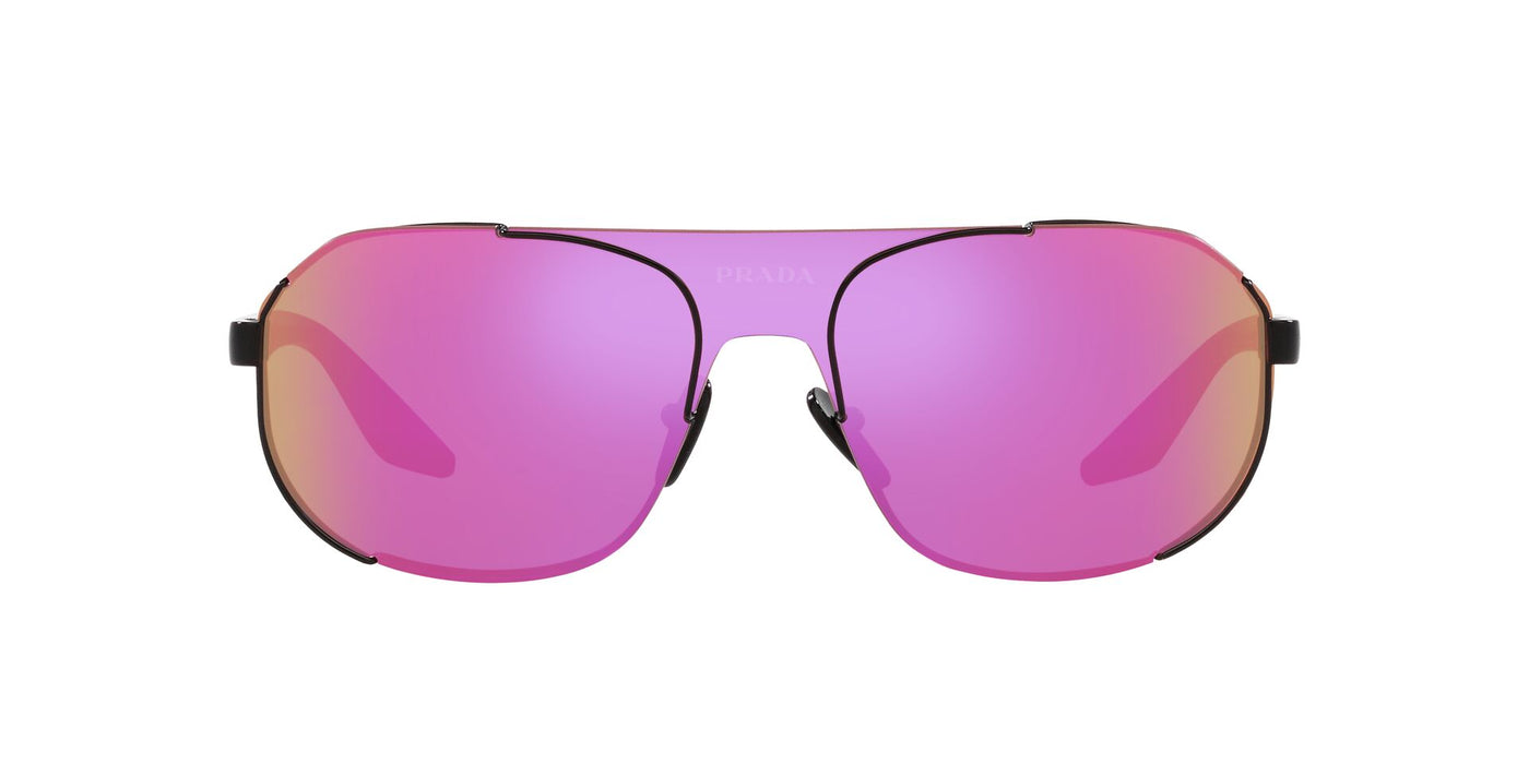 Prada Sport Linea Rossa SPS53Y Matte Black/Dark Violet Pink Mirror #colour_matte-black-dark-violet-pink-mirror