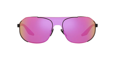 Prada Sport Linea Rossa SPS53Y Matte Black/Dark Violet Pink Mirror #colour_matte-black-dark-violet-pink-mirror