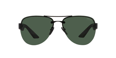 Prada Sport Linea Rossa SPS55Y Black Demi Shiny/Green Tuning Mirror #colour_black-demi-shiny-green-tuning-mirror