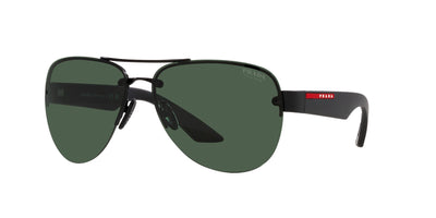 Prada Sport Linea Rossa SPS55Y Black Demi Shiny/Green Tuning Mirror #colour_black-demi-shiny-green-tuning-mirror