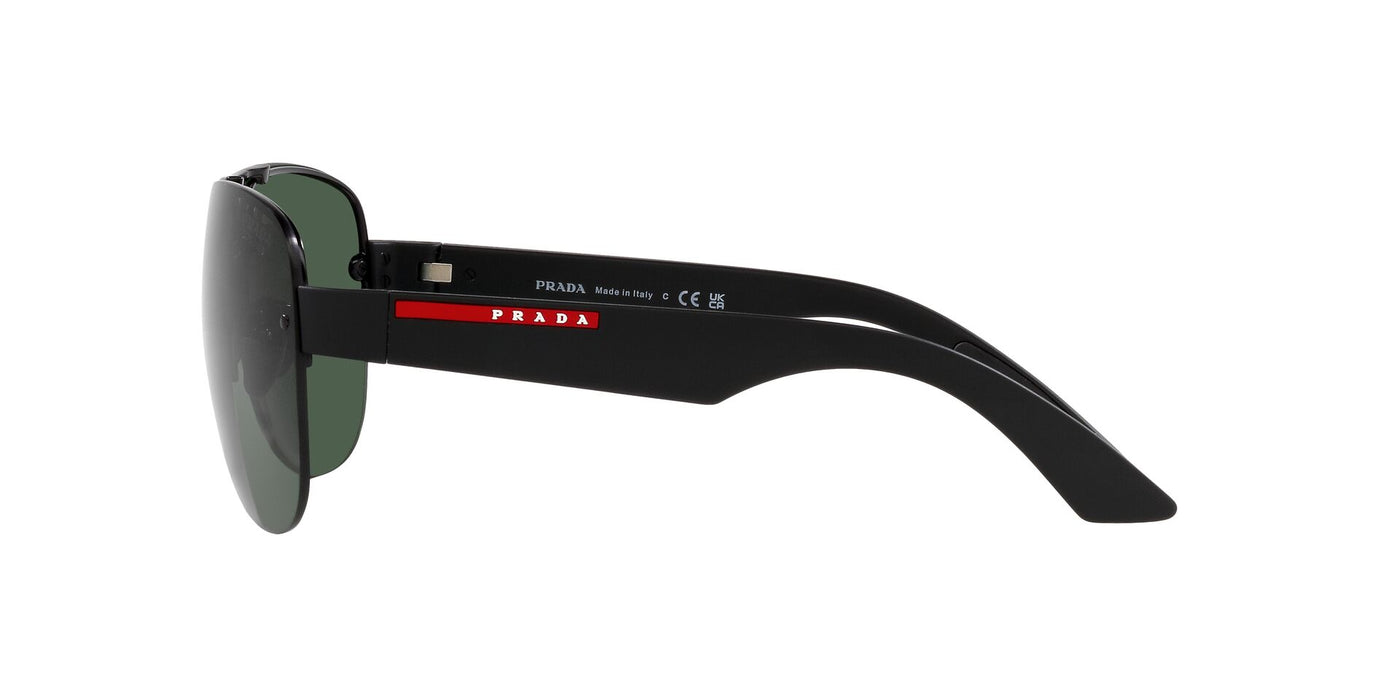 Prada Sport Linea Rossa SPS55Y Black Demi Shiny/Green Tuning Mirror #colour_black-demi-shiny-green-tuning-mirror