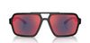 Prada Linea Rossa SPSA06S#colour_black-rubber-dark-grey-blue-red-mirror