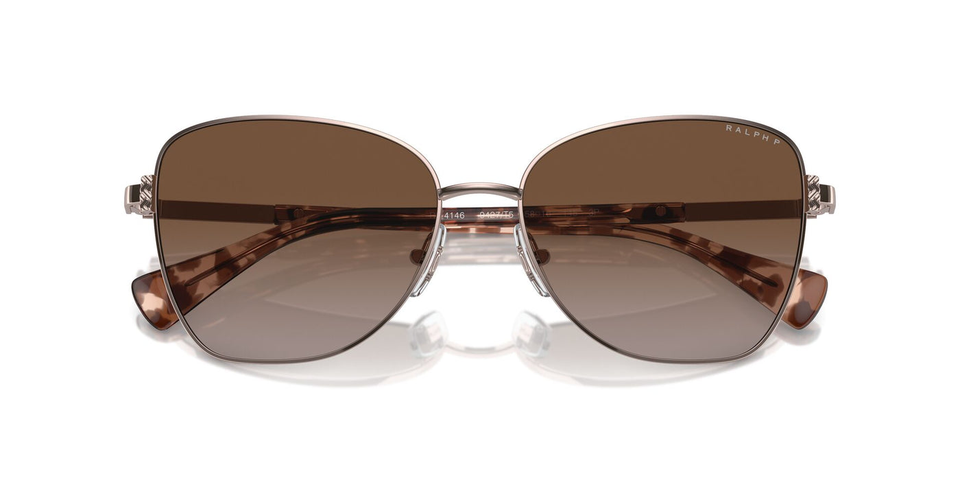 Ralph by Ralph Lauren RA4146 Shiny Rose Gold/Brown Polarised Gradient #colour_shiny-rose-gold-brown-polarised-gradient