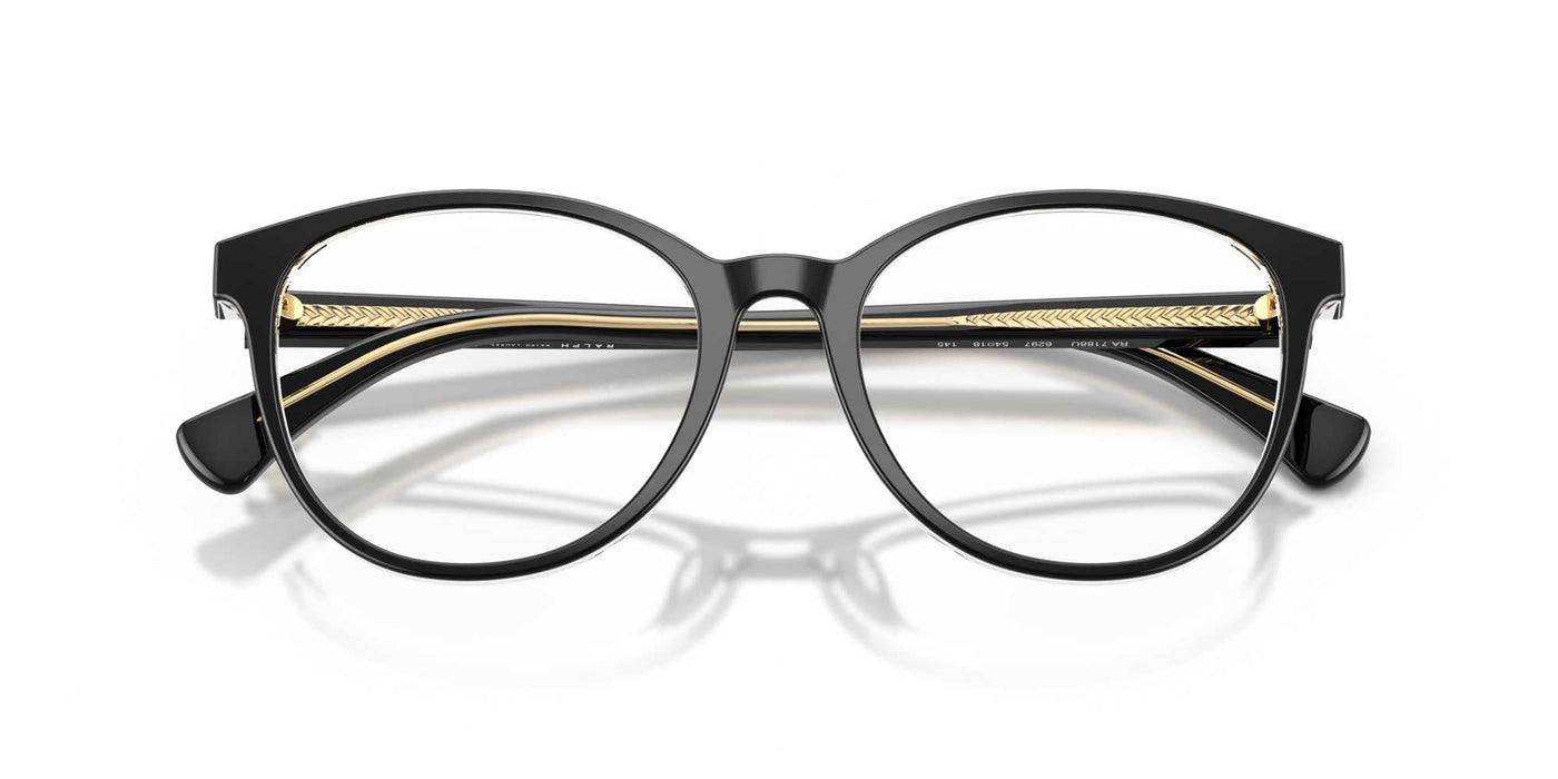 Ralph by Ralph Lauren RA7188U Shiny Black On Transparent #colour_shiny-black-on-transparent
