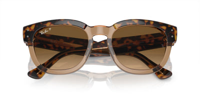 Ray-Ban Mega Hawkeye RB0298S Havana On Transparent Brown/Brown Polarised #colour_havana-on-transparent-brown-brown-polarised