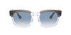 Ray-Ban Mega Hawkeye RB0298S Grey On Transparent/Light Blue #colour_grey-on-transparent-light-blue