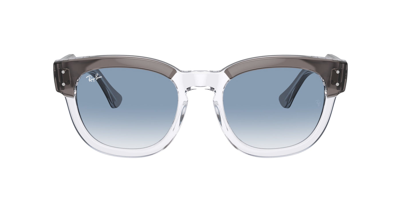 Ray-Ban Mega Hawkeye RB0298S Grey On Transparent/Light Blue #colour_grey-on-transparent-light-blue