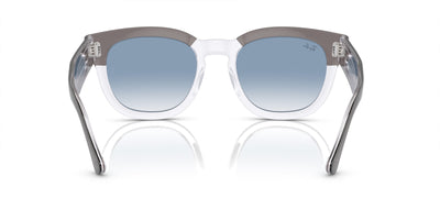 Ray-Ban Mega Hawkeye RB0298S Grey On Transparent/Light Blue #colour_grey-on-transparent-light-blue