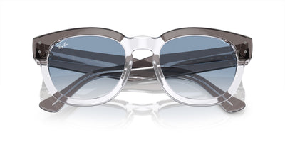 Ray-Ban Mega Hawkeye RB0298S Grey On Transparent/Light Blue #colour_grey-on-transparent-light-blue