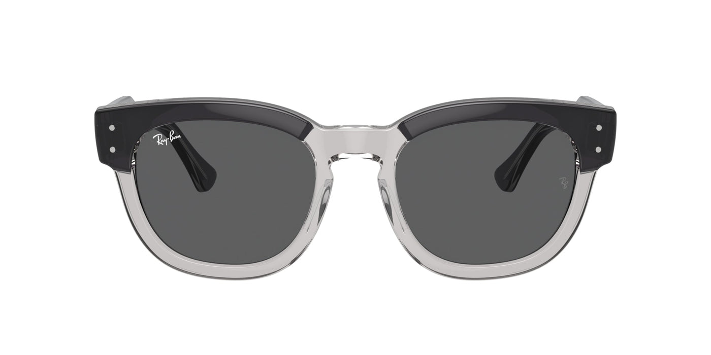 Ray-Ban Mega Hawkeye RB0298S Dark Grey On Transparent Grey/Dark Grey #colour_dark-grey-on-transparent-grey-dark-grey