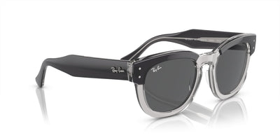 Ray-Ban Mega Hawkeye RB0298S Dark Grey On Transparent Grey/Dark Grey #colour_dark-grey-on-transparent-grey-dark-grey