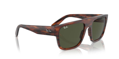 Ray-Ban Drifter RB0360S Striped Havana/Green #colour_striped-havana-green