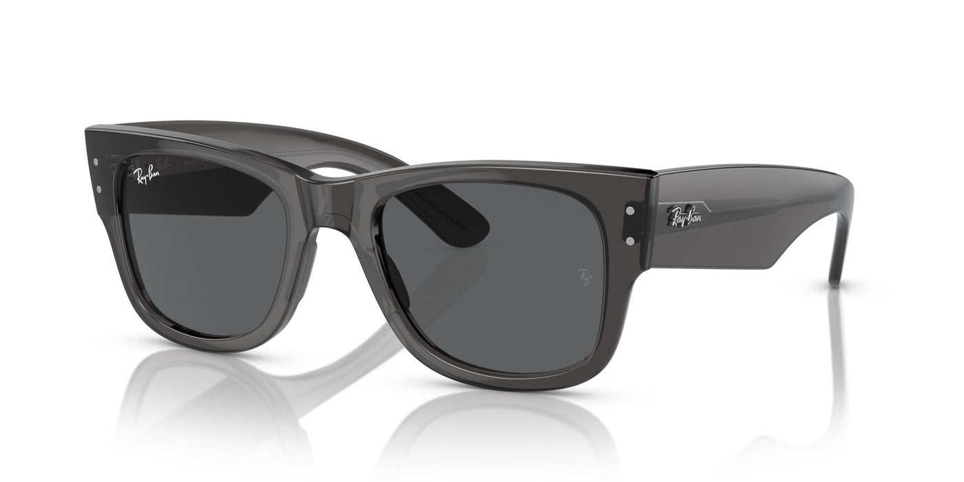 Ray-Ban Mega Wayfarer RB0840S Transparent Black/Dark Grey #colour_transparent-black-dark-grey