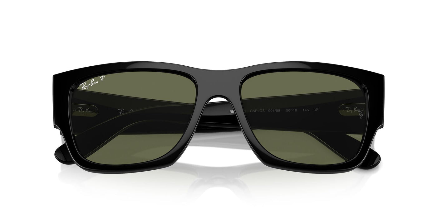 Ray-Ban Carlos RB0947S Black/Green Polarised #colour_black-green-polarised