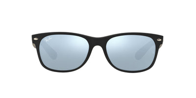 Ray-Ban New Wayfarer RB2132 - Medium Black/Silver Flash #colour_black-silver-flash