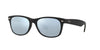 Ray-Ban New Wayfarer RB2132 - Medium Black/Silver Flash #colour_black-silver-flash