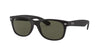 Ray-Ban New Wayfarer RB2132 - Small Matte Black/Green Polarised #colour_matte-black-green-polarised