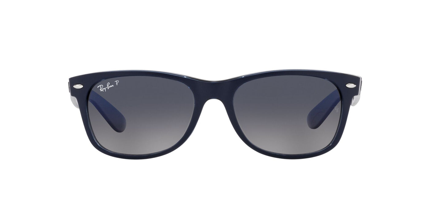 Ray-Ban New Wayfarer RB2132 - Medium Blue/Blue Gradient Polarised #colour_blue-blue-gradient-polarised