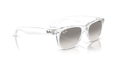 Ray-Ban New Wayfarer RB2132 - Medium Transparent/Clear Grey #colour_transparent-clear-grey