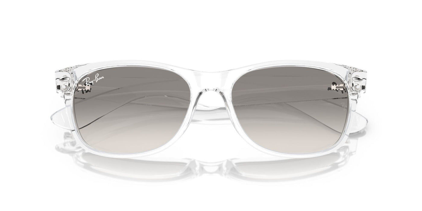 Ray-Ban New Wayfarer RB2132 - Medium Transparent/Clear Grey #colour_transparent-clear-grey