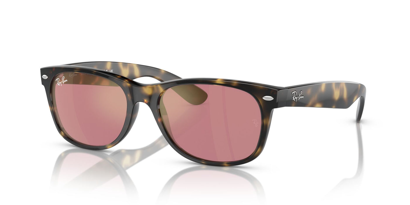 Ray-Ban New Wayfarer RB2132 - Medium Havana/Violet/Gold #colour_havana-violet-gold