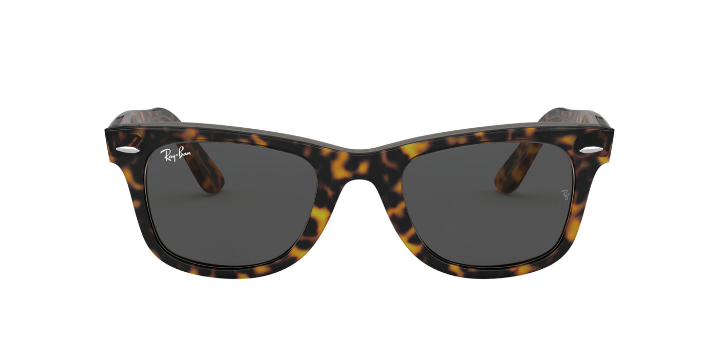 Ray-Ban Original Wayfarer RB2140 Havana On Transparent Brown/Dark Grey #colour_havana-on-transparent-brown-dark-grey