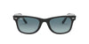 Ray-Ban Original Wayfarer RB2140 - Medium Black On Transparent/Blue Gradient #colour_black-on-transparent-blue-gradient