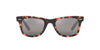 Ray-Ban Original Wayfarer RB2140 - Medium Transparent Pink/Silver/Grey Polarised #colour_transparent-pink-silver-grey-polarised