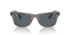 Ray-Ban Original Wayfarer RB2140 - Large Grey On Transparent/Blue #colour_grey-on-transparent-blue