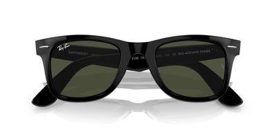 Ray-Ban Original Wayfarer RB2140 - Medium Black/Green 1 #colour_black-green-1