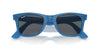 Ray-Ban Original Wayfarer RB2140 - Medium Photo Striped Blue/Dark Grey #colour_photo-striped-blue-dark-grey