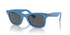 Ray-Ban Original Wayfarer RB2140 - Medium Photo Striped Blue/Dark Grey #colour_photo-striped-blue-dark-grey