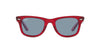 Ray-Ban Original Wayfarer RB2140 - Medium Transparent Red/Blue #colour_transparent-red-blue