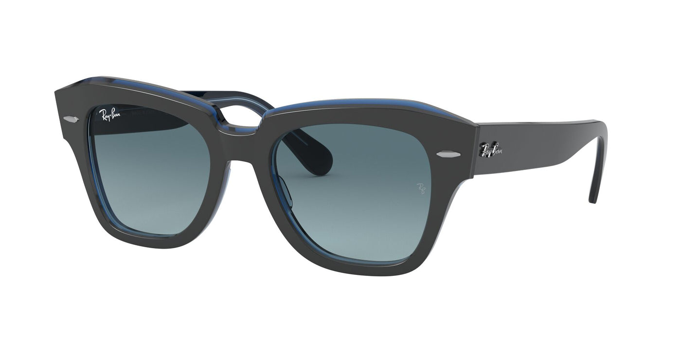 Ray-Ban State Street RB2186 Grey/Blue Gradient #colour_grey-blue-gradient