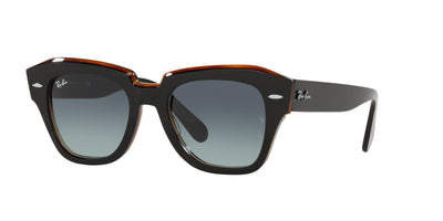 Ray-Ban State Street RB2186 Black On Brown/Grey/Blue Gradient #colour_black-on-brown-grey-blue-gradient